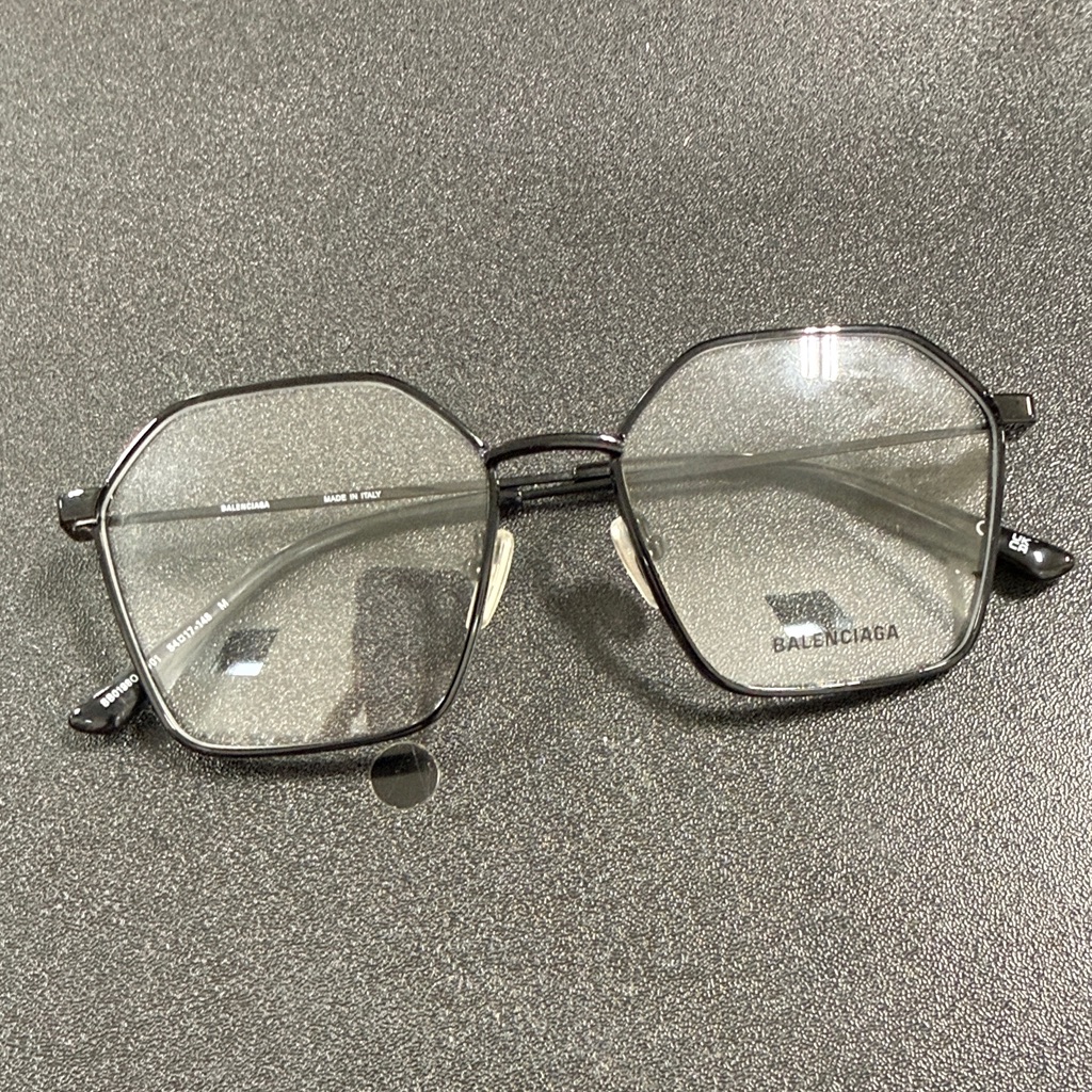 Balenciaga Bb0198o Geometric Black Eyewear